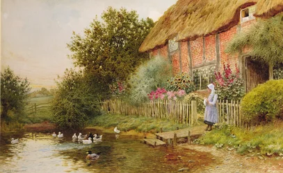 A Rustic Retreat (olja på duk)