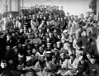 Sällskapet till den första klassens kryssare, HMS Imperieuse, 1896