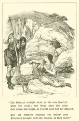 The Adventures Of Sir Artegall, At The Den Deceit (gravyr)