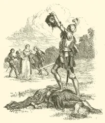 Sir Artegalls äventyr, Tyrannen Grantorto (gravyr)