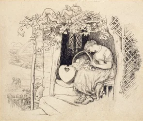 Vid vaggan, 1873