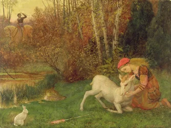 Den vita hinden, ca 1870