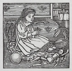 HC Andersen: Lilla Idas blommor (litho)