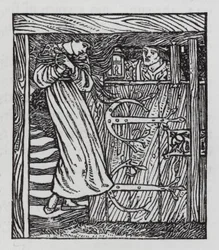 HC Andersen: Prinsessan och ärten (litho)