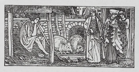 HC Andersen: Svinhjorden (litho)