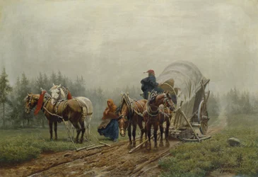 Den trasiga godsvagnen, 1862