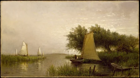 På Synepuxent Bay, Maryland, 1876