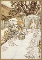Ett galet Tea Party, från Alice