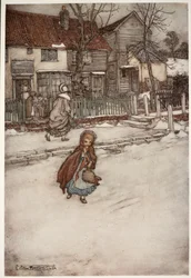 Vissa kextillverkare har gått så långt att de präglat hans likhet på sina nyårstårtor: från Rip Van Winkle av Washington Irving, pub. 1910