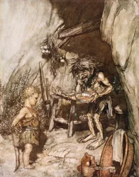 "Mime och spädbarnet", 1924.