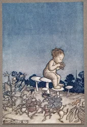 Peter Pan är feorkestern, från Peter Pan i Kensington Gardens av J M Barrie (1860 - 1937), pub. 1906
