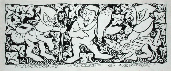 Piscator Auceps Venator, illustration från 