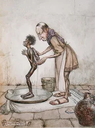 Den svarte mannen, illustration ur 