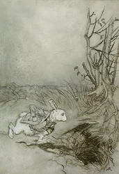 The White Rabbit, illustration från 