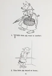 Den här lilla grisen gick på marknaden - barnkammare.