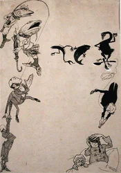 Tit for Tat, illustration från Cassell