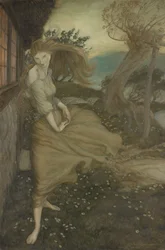 Undine vid fönstret