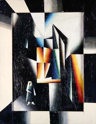 Delad och prismatisk gata