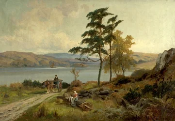 Nära Betws-y-Coed, norra Wales