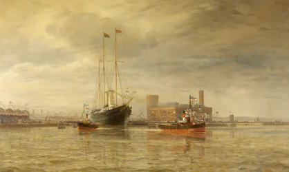 Invigning av Royal Edward Dock, Avonmouth, 9 juli