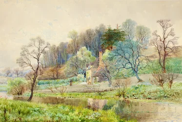 A Forest Farm, Horsham, Sussex, ca 1880-1900