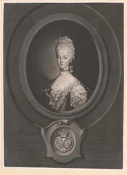 Ärkehertiginnan av Österrike Marie Antoinette (tryck)