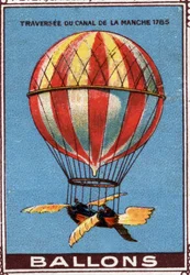 Ballong under korsningen av Kanalkanalen