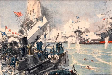 Slaget vid Tsushima, rysk-japanska kriget - Rysk-japanska kriget: Sjöslaget vid Tsushima, "The Little Journal" 11/6/1905.