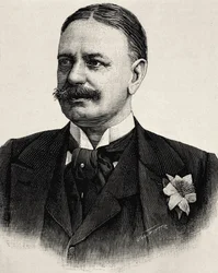 BueLow, Bernard von (1849-1929). Kansler i det romerska riket (1900-1909). Etsning