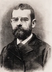 CLARIN, Leopoldo Alas y Urena, även kallad (1852-1901). Spansk författare. Gravyr