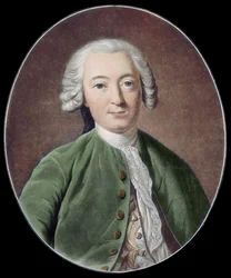 CLAUDE ADRIEN HELVETIUS. Engelsk filosof (gravyr)