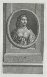 Hertiginnan av York Anne Hyde (tryck)