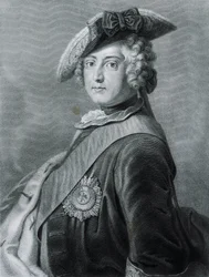 FREDERICK II "Geaten" (1712-1786). Kung av Preussen (1740-1786).