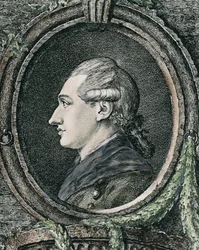 GOETHE, Johann Wolfgang von (1749-1832). Tysk humanist och författare. Etsning.