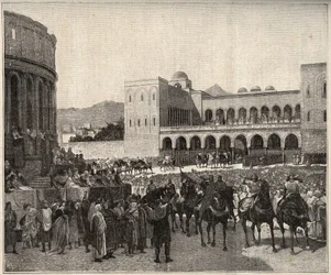 Siciliens historia: Roger I av Sicilien, kallad Roger Bosso och den store greven, intar Palermo år 1071