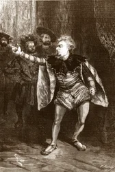 Illustration till pjäsen "Le Roi s