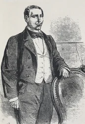 JUAREZ GARCIA, Benito (1806-1872) (etsning)