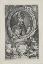 Kung av England Edward III (tryck)