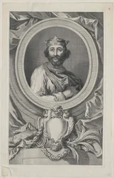 Kung av England Edward I (tryck)