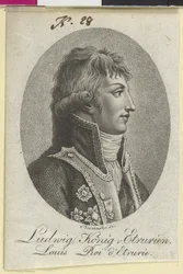 Kung av Etrurien Ludwig (tryck)