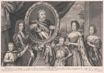Kung av Polen Johann III Sobieski (tryck)