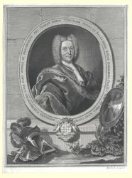 Nikolaus Bartholomew Baron von Danckelmann (tryck)