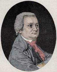 Porträtt August Wilhelm Iffland, tysk skådespelare och dramatiker -