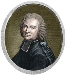 Porträtt av Abbe Nicolas Louis de Lacaille, fransk astronom.