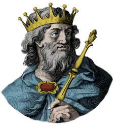 Porträtt av Alfonso VII, kung av Leon och Kastilien
