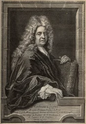 Porträtt av Antoine Coypel (gravyr)