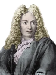 Porträtt av Arcangelo Corelli italiensk kompositör och violinist (gravyr)