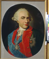 Porträtt av greve Kirill Razoumovski (1728-1803) (olja på duk)