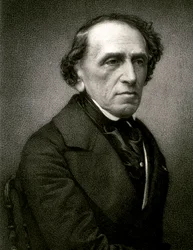 Porträtt av Giacomo Mayerbeer (etsning)