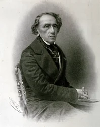 Porträtt av Giacomo Mayerbeer (etsning)